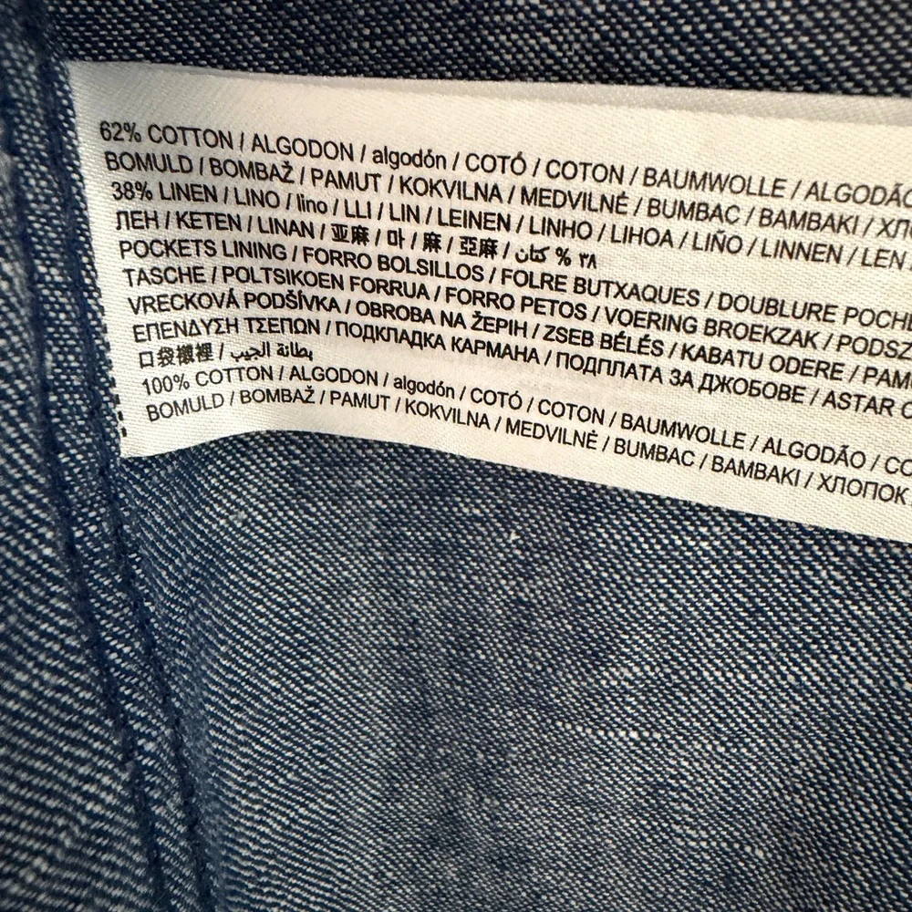 Mango Cotton-Linen Denim Chore Coat - Picture 2 of 4